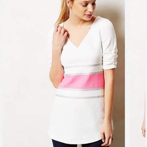 Anthropologie Wide Striped Top - Picture 1 of 8